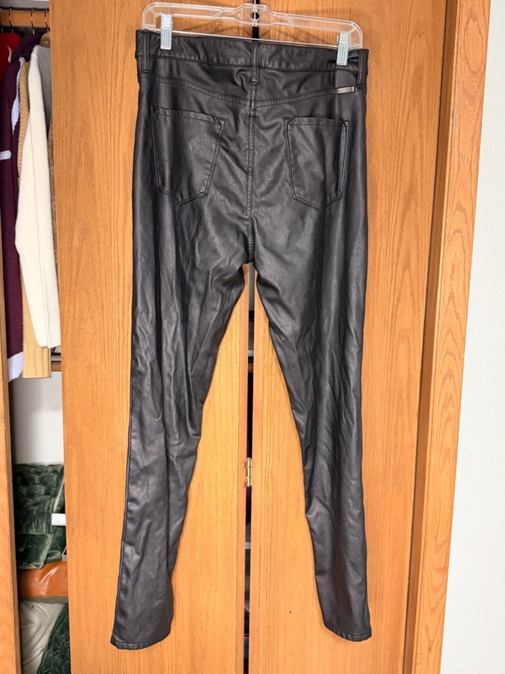 KanCan Black Faux Leather Skinny Pants - Picture 6 of 10
